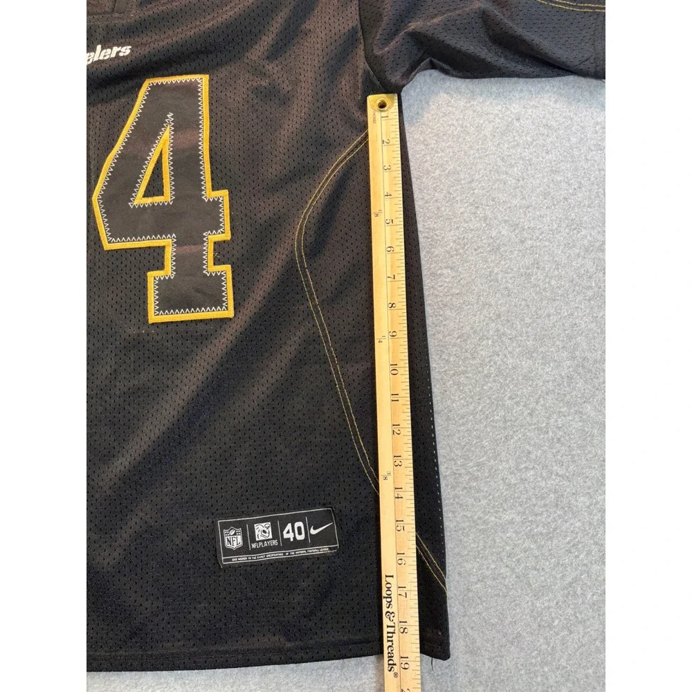 Nike Pittsburgh Steelers Antonio Brown 84‎ Onfield Jersey Mens 40 Black NFL